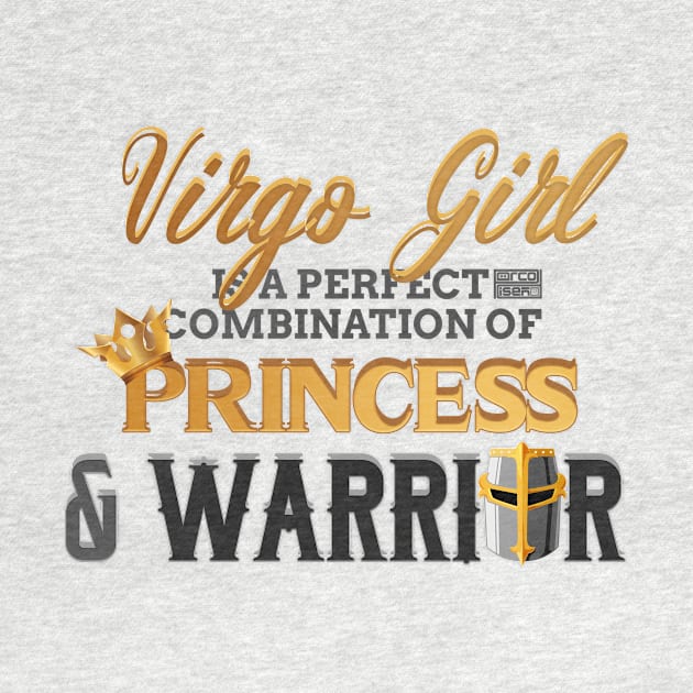 VIRGO Girl Princess Warrior Horoscope Birthday by porcodiseno